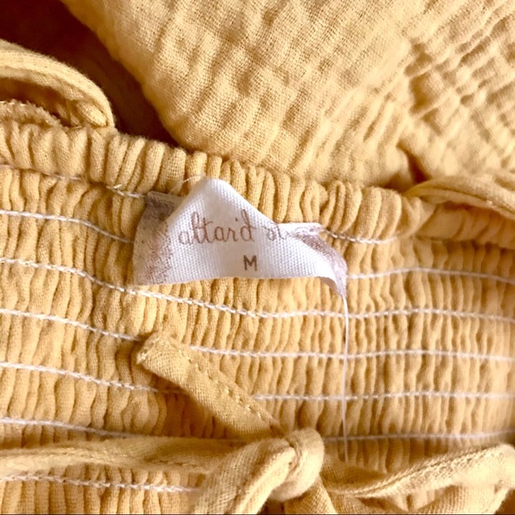 NWT Altar’d State Yellow Crop Top- Medium - Picture 10 of 10